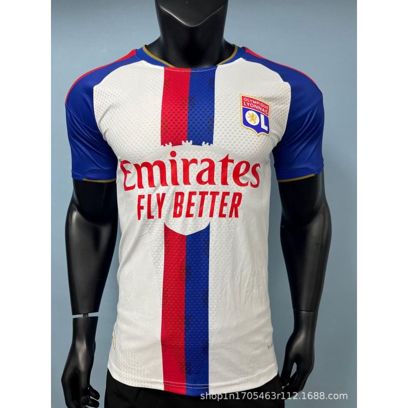 2026 Paris Marseille Lyon Soccer Jersey Short Sleeve Breathable Quick Dry Training Match Player Version Men Sports Team Uniform