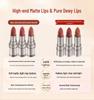 High-End Matte Lipstick: Non-Stick, Long-Lasting, Waterproof, Premium Color Cosmetics, Lip Mud & Balm