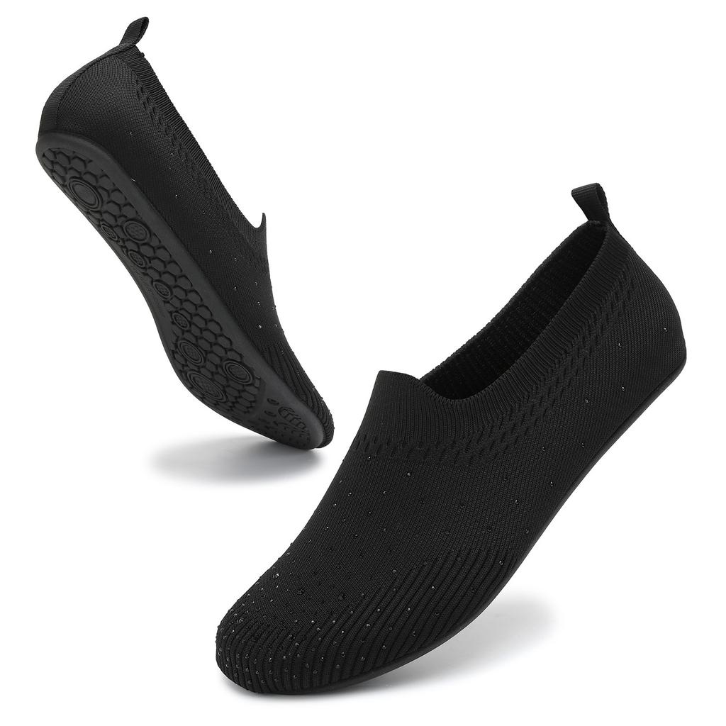 Women's Slip-On Water Shoes Lightweight Quick-Dry Aqua Socks for Beach Swimming Pool Yoga and Water Sports