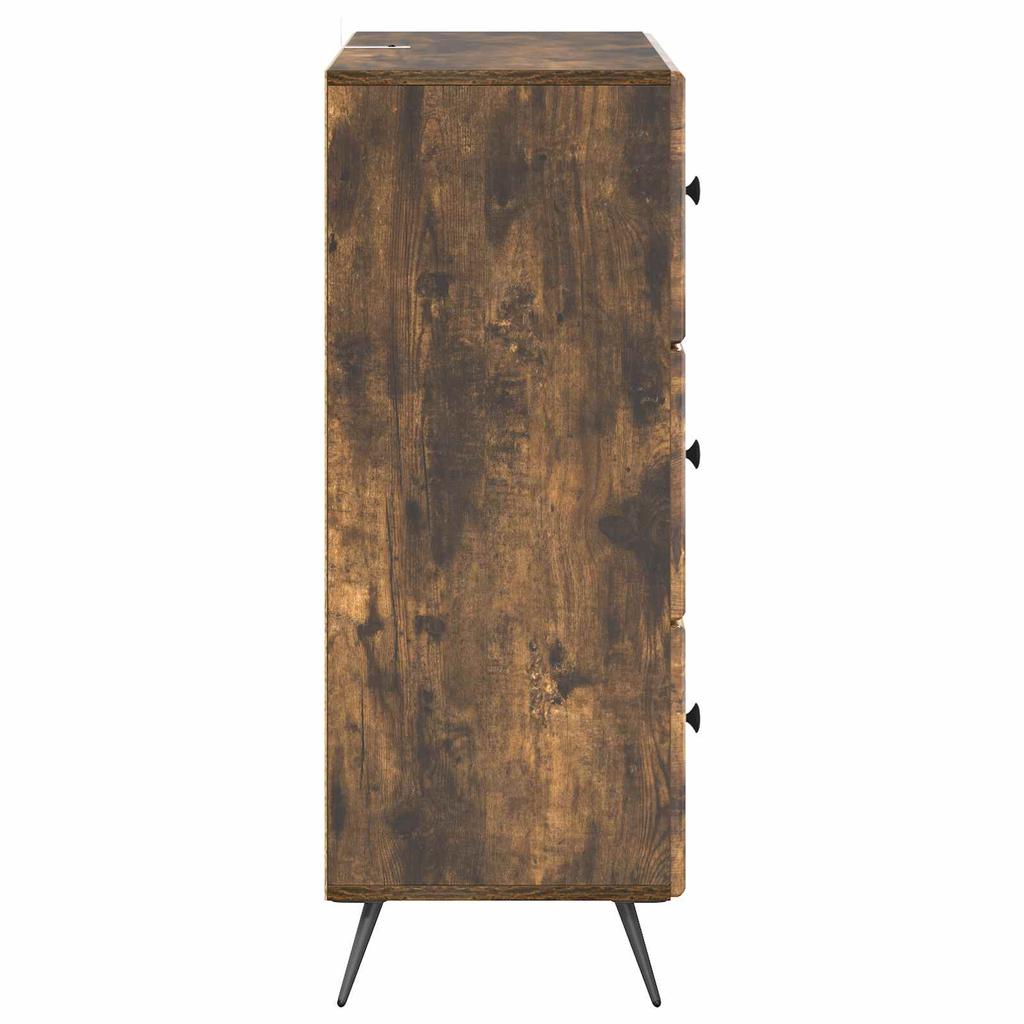 Drawer Cabinet Smoked Oak 66 x 34.5 x 90 cm