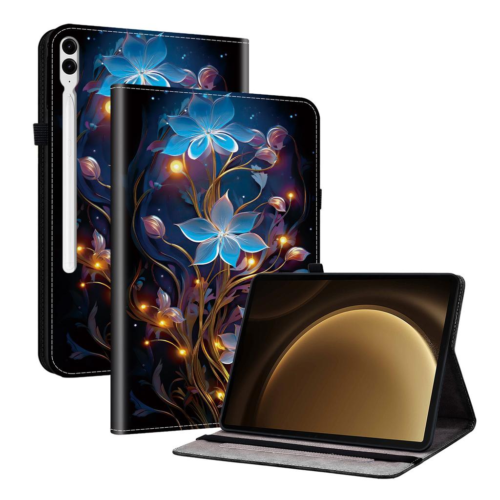 PU Leather Tablet Case for Samsung Galaxy Tab S10+ (12.4")-11 Styles! Durable,with 2 Stand Slots,Pencil Holder & Card Slots,Flexible TPU Back Cover
