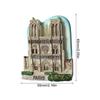Strong Refrigerator Magnets France Decorative 3D Fridge Magnets Resin Arc De Locker Magnets Magnetic Sticker Refrigerator Home
