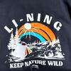 Li Ning T Shirts Men's Black Crew Neck Moderate Straight Fit AHSV337-4