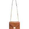 Michael Kors MK Whitney Adjustable Chain Strap Buckle Closure PU Crossbody Shoulder Bag Medium Women bags Brown 35R4GWHL6U-LUGGAGE