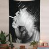 Hip Hop ZXXXTentacion Anime Tapestry Hippie Flower Wall Carpets Dorm Decor Cheap Hippie Wall Hanging