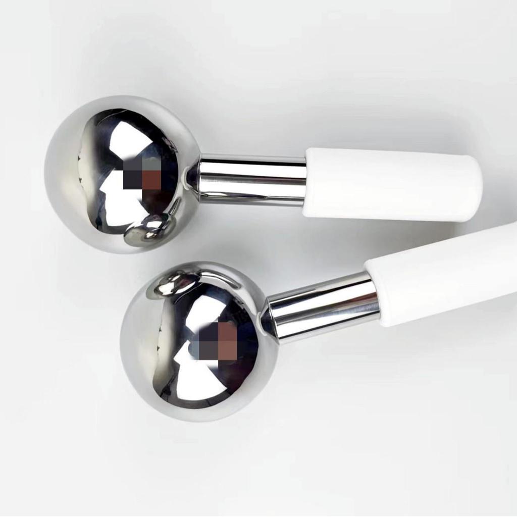 Stainless Steel Ice Massage Ball for Facial and Soothing Essential Oil Therapy