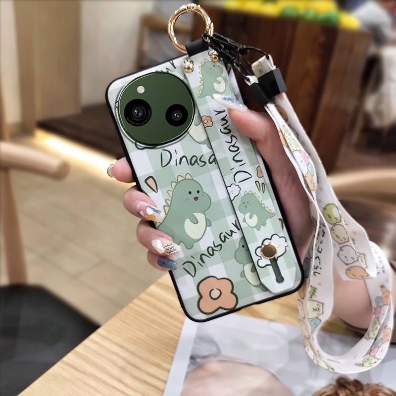 Shockproof Soft Case Phone Case For Sharp Aquos R9/SH-51E Cute Anti-dust Kickstand Waterproof Anti-knock Protective Ring