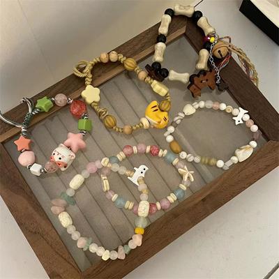 Beaded Bracelet Creative Heart Shaped Magnetic Matching Couple Bracelet for Women and Men Christmas Jewelry Handmade Bracelet Chinese Style Bracelet