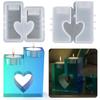 Handicraft Heart Candle Holder Epoxy Resin Casting Mould Silicone Resin Mold Home Ornament DIY Accessories Resin Mold