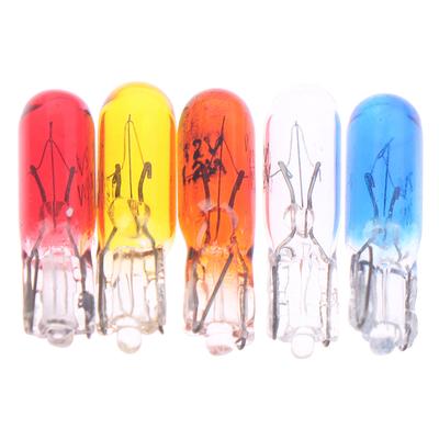10 buc T5 12 V 1,2 W lumini cu halogen pentru instrumente de bord Bec interior auto