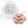 3D Flower Shape Flower Silicone Molds Ice Pastry Baking Tool Jelly Candy Moulds DIY Sugarcraft Silicone Soap Mold Kitchen
