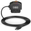 For Dash Camera Car DVR 24h Parking Car Accessories Battery Protection New Good OBD To Type C Charger Power Cable