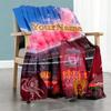 Liverpool Personalized Name Blanket Multi-purpose Customizable Blanket Soft & Cozy Versatile for Livingroom Bed Seaside Nap Four Seasons Universal