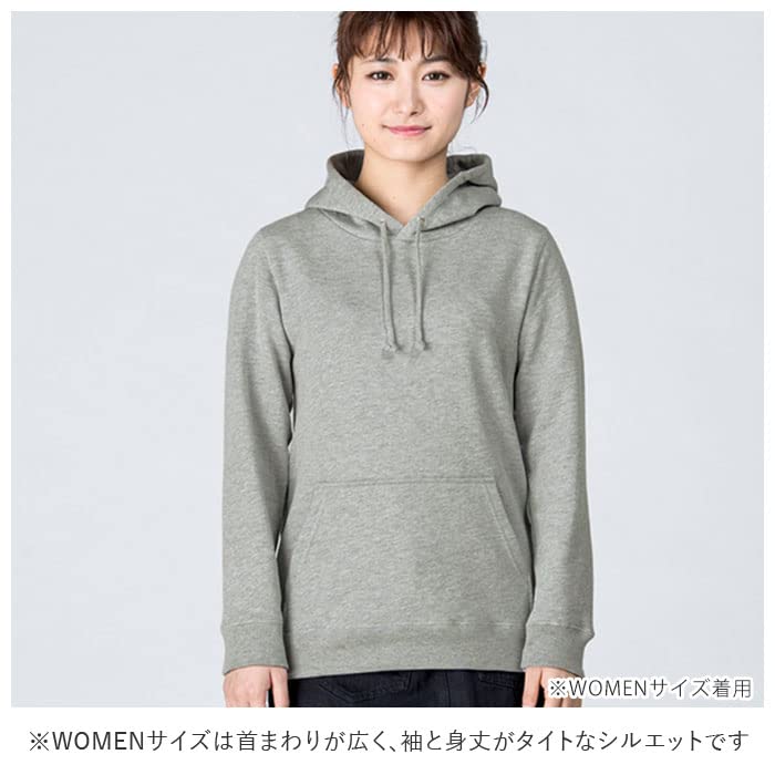 Print Star Hooded Lightweight Hoodie Deep WM to a Japanese size Sweatshirt, 8.4 oz. Fleece, [Pullover], 00216-MLH, Navy, (equivalent women's M)