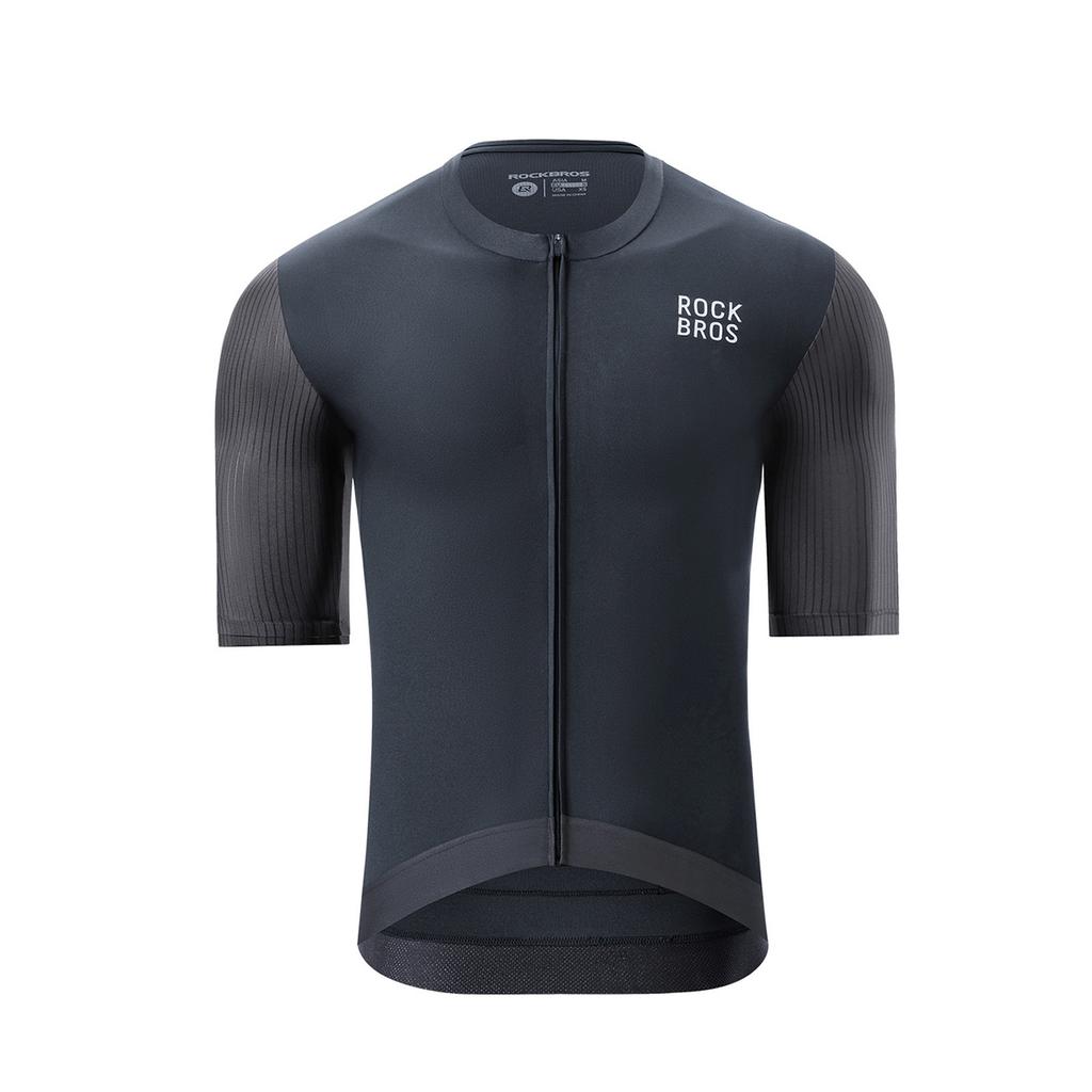 Koszulka Rowerowa Z Krótkim Rękawem Rozmiar Xxxl - Czarna