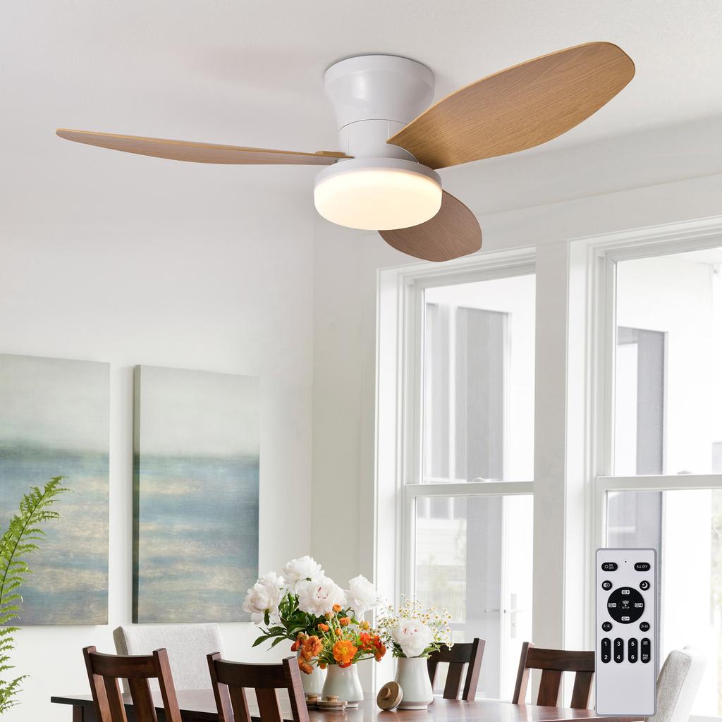 Ceiling fan with light casa inteligente socket fan light ventilatore da soffitto con luce de techo con luz silenciosos led cold