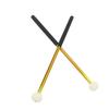 2 Pcs Timpani Mallet Soft Wool Felt Head Anti Slip Rubber Handle Alloy Percussion Stick Gold
