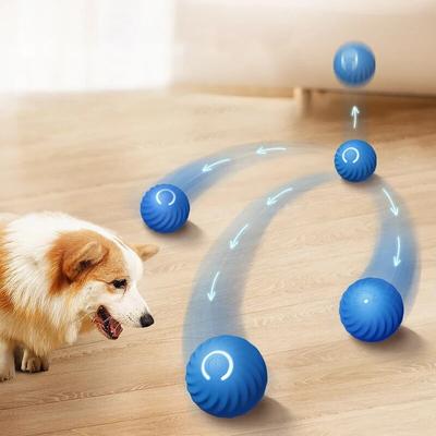Brinquedos para Cães Bola Inteligente de Salto por Gravidade Recarregável Resistente a Mordidas Bola Rolante Gato e Cachorro Perseguição Brinquedos Interativos para Animais de Estimação