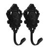 2 Peças Ganchos de Metal para Parede Ganchos Vintage para Segurar Cortinas Fixadores Suportes Decorativos para Cortinas Lateral Prendedores Acessórios para Cortinas