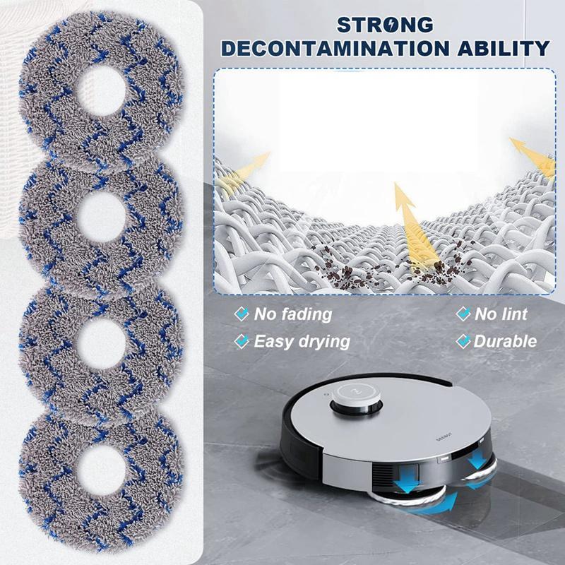 Sada příslušenství pro robotický vysavač Ecovacs Deebot X1 Omni X1 Turbo X1 Plus Hlavní kartáč Boční kartáč Filtr Podlahový sáček