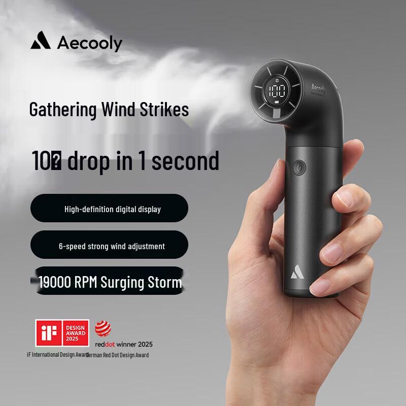 Aecooly PH01 High-Performance Portable Handheld Fan