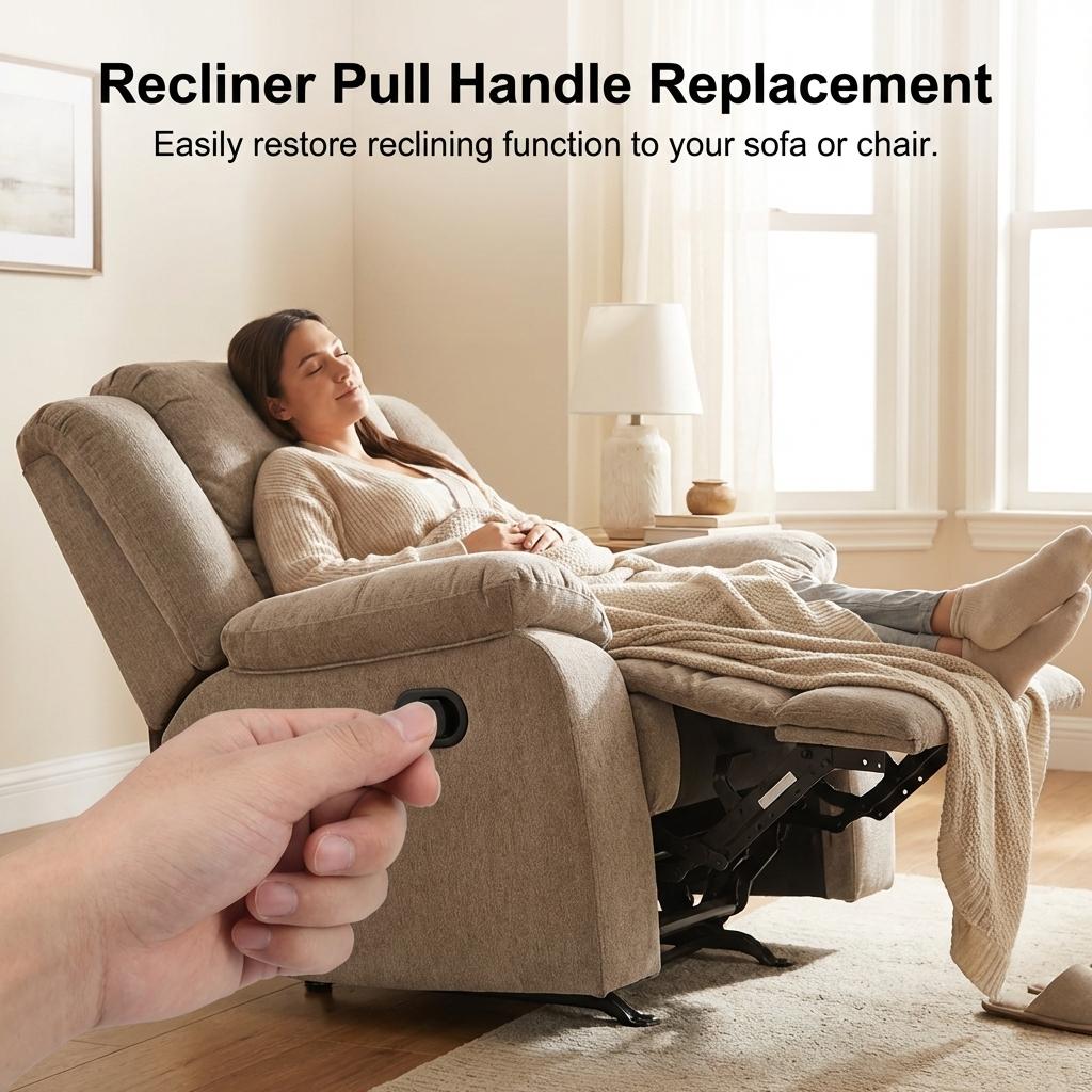 Sofa Manual Handle Plastic Hardware for Gas Spring Furniture Assembly
