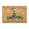 Grinch Floor Mat, Christmas Carpet, Holiday Door Mat, Green Clown Floor Mat.