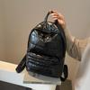 Damen Baumwollgepolsterter Schulterrucksack  Freizeitrucksack  Wasserdicht  Schule  Reisen  Weiblich  Mode  Herbst  Winter