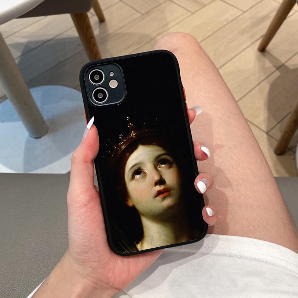Renaissance Art Phone Case For IPhone 14 X XR XS 7 8 Plus 11 12 13 Pro MAX 13mini Matte Shockproof Case
