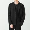 Mens Oversized Casual Blazer Jacket Loose Fit Wool-Blend Suit Coat Winter Streetwear