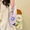 Cute Fruit Pattern Phone Case for iPhone 17 Pro Max 16 15 14 13 12 with Wrist Strap Shockproof Protective Comfortable Grip Cover