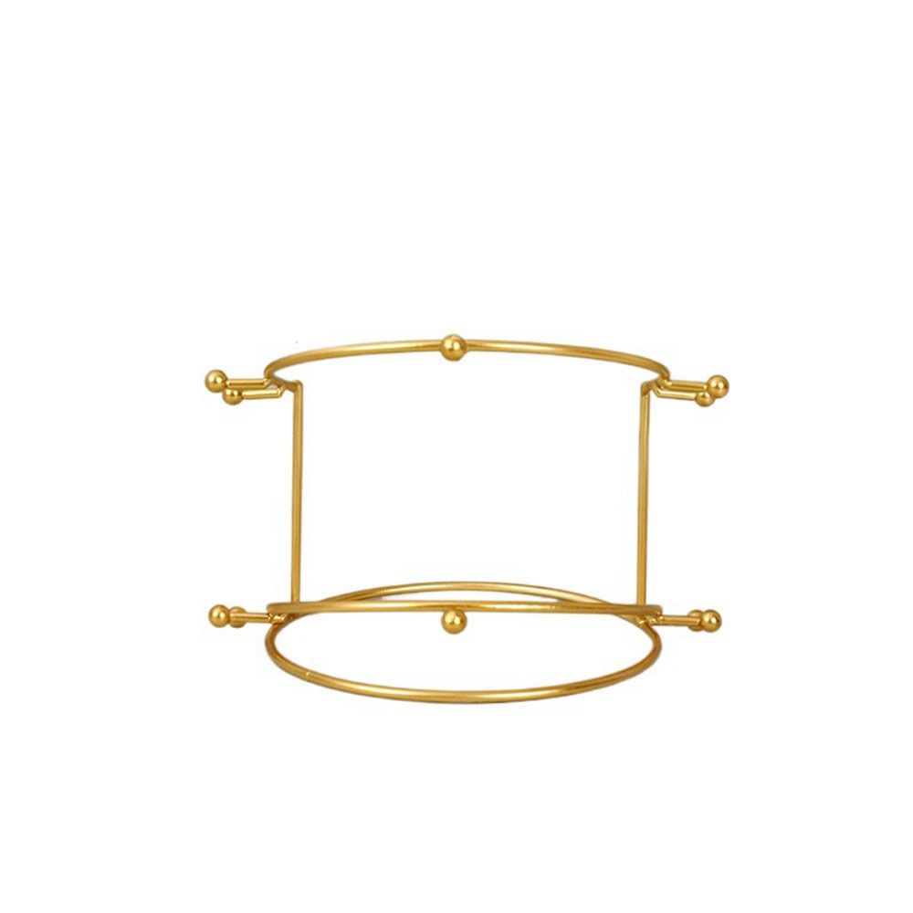 Gold Crown Stand Holder Three-tier Crown Headband Display Rack  for Bride Hair Accessiories