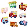 8PCS Cartoon Automobile Iron On Patches Embroidery Applique For Kids Clothing Jackets Backpacks Hat Bag Sewing Supplies