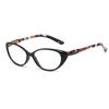 Fashion Cat Eye Print Reading Glasses Photochromic Anti Blue Light Women Hyperopia Eyewear 0 +1.5 +2.5 +3.5