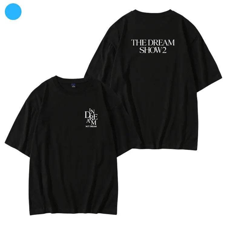 2026 Kpop NCT DREAM Concert THE DREAM SHOW2 Series Print T-shirt Cotton Summer Tee Short Sleeve T Shirt Fashion Women's Clothes