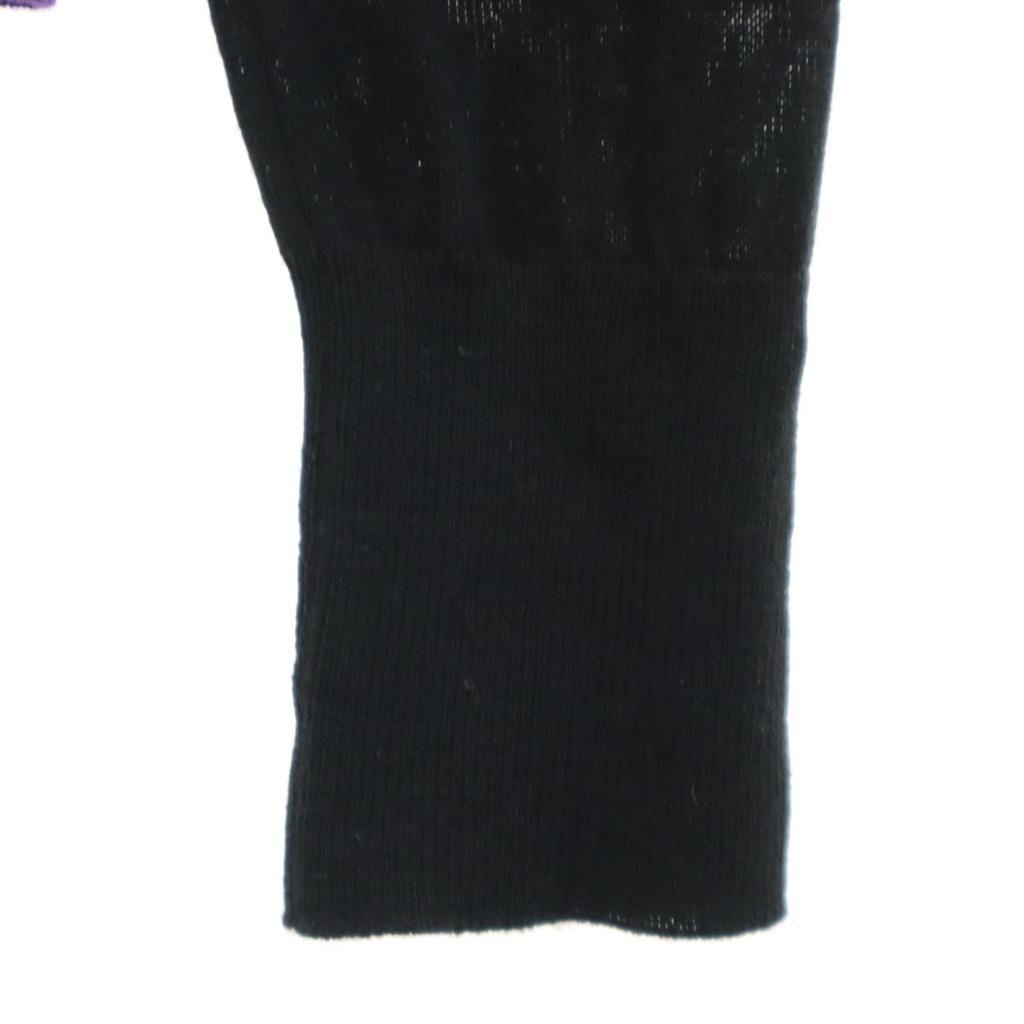 Paul Smith BLACK LABEL Long Sleeve Turtleneck Knit M Black Sweater Women Used