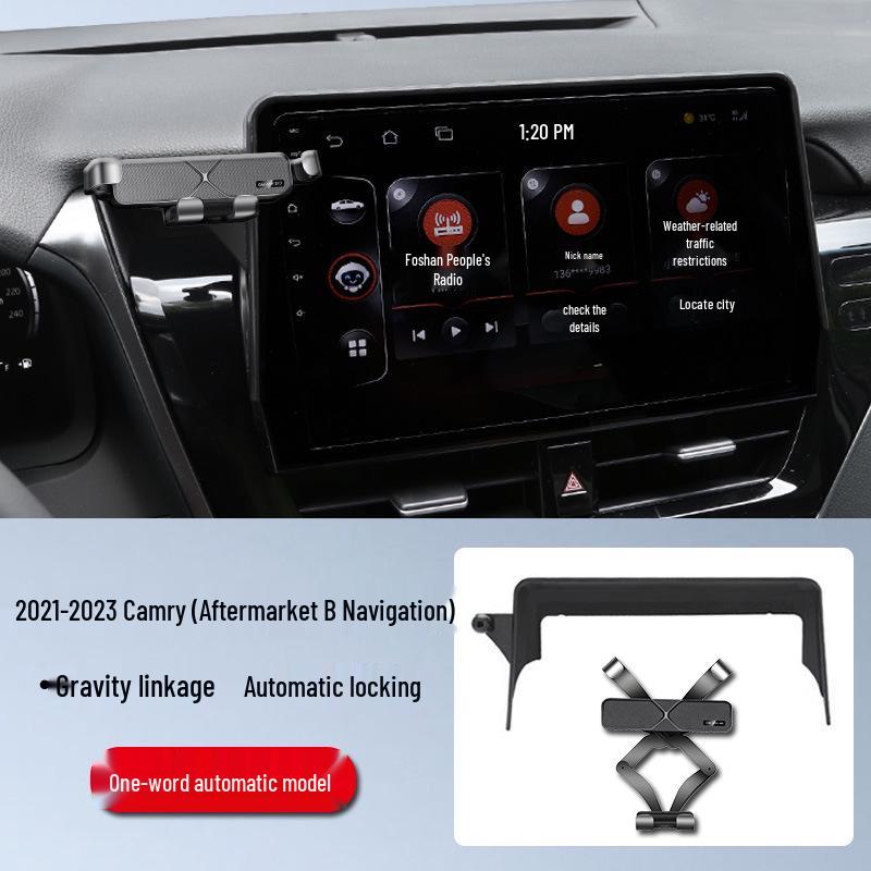 Toyota Camry 2023 8th Gen Car Mount - Luxury & Fashion Edition, Large Screen Center Console.