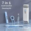 7 In 1 Computer Keyboard Cleaner Brush Kit Earphone Cleaning Pen for Headset Keyboard Cleaning Tools Cleaner Keycap Puller Kit