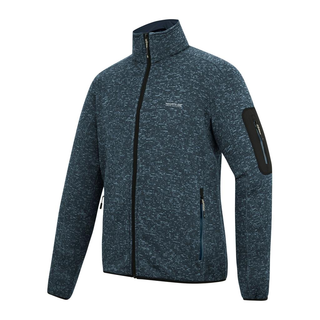 Regatta Mens Newhill Marl Full Zip Fleece Jacket