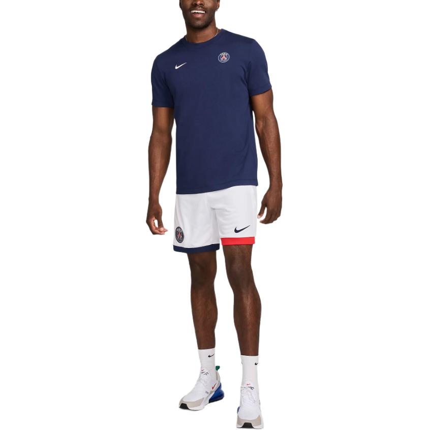 Nike Paris Saint-Germain Dri-Fit Stadium Away Logo Outdoor Casual Sports Elastic Waist Football Pants Men Bottoms White FZ1536-100