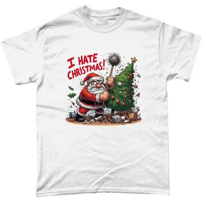 Noel Nefret Tişörtü Anti Noel Huysuz Yenilik Komik Alaycı