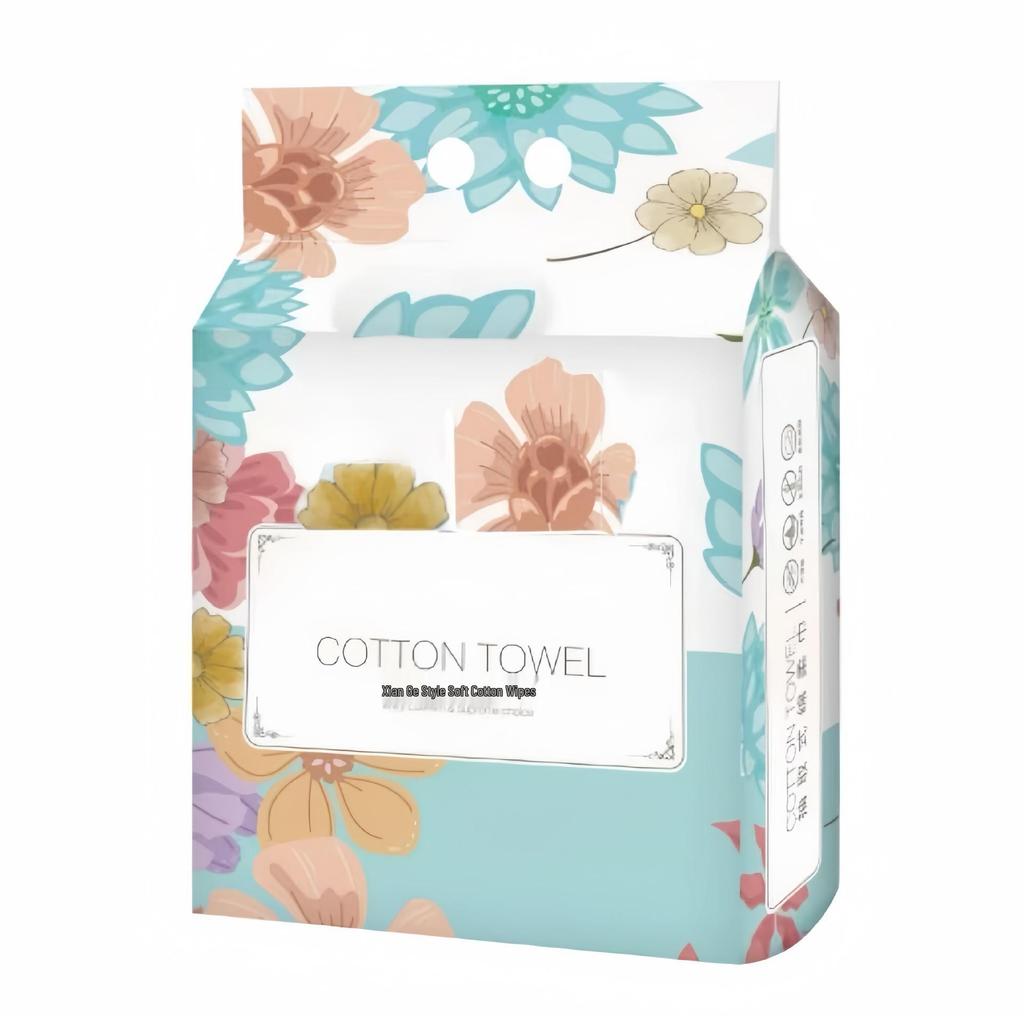Thickened Disposable Cotton Face Wash Towels for Cleansing and Makeup Removal