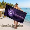 Austria Wien FC Design Beach Towel Custom Text Large Towel for Beach Vacation
