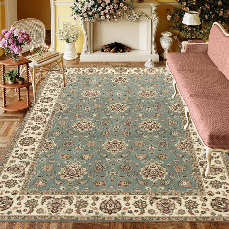 Non-slip Bohemia Style Retro Carpet Use for Living Room Sofa Bedroom Study Kitchen Entrance Door Luxury Home Decor Fashionable