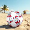 Paraguay National Football Size 5 Soccer Ball, Machine-Stitched PVC, Durable & High Bounce, All Ages Fit, Fan Merchandise, Matches & Outdoor Use.