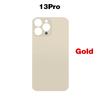 For iPhone 13 Mini Pro Max Big Camera Hole Phone Back Glass Battery Cover Rear Glass Panel Housing Chassis Add 3M Adhesive
