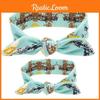2pcs Headband Elastic Cloth Bowknot Headband Mother And Daughter Gift Matching