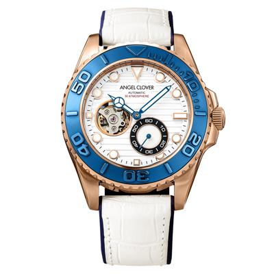[Angel Clover] Sea Cruise Watch, Automatic, 30 ATM Water Resistant, Mineral Glass, White Dial, SCA44PWH-WH, Men's [Authentic]