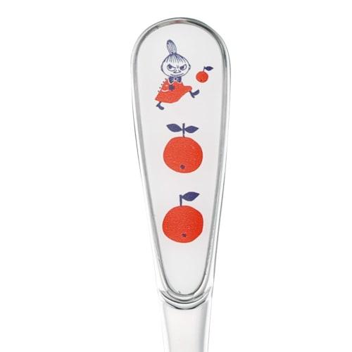 MOOMIN Color Series Stainless Steel Spoon, 13.5cm, Little My Design, Red, Scandinavian Style, Gift, Made in Japan, Yamaka Shoten, MM032-850