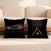B-Back To The F-Future Cushion Cover Premium Comfort Reversible Pillow Cove -Two in One Design for Any Room & Car Interior